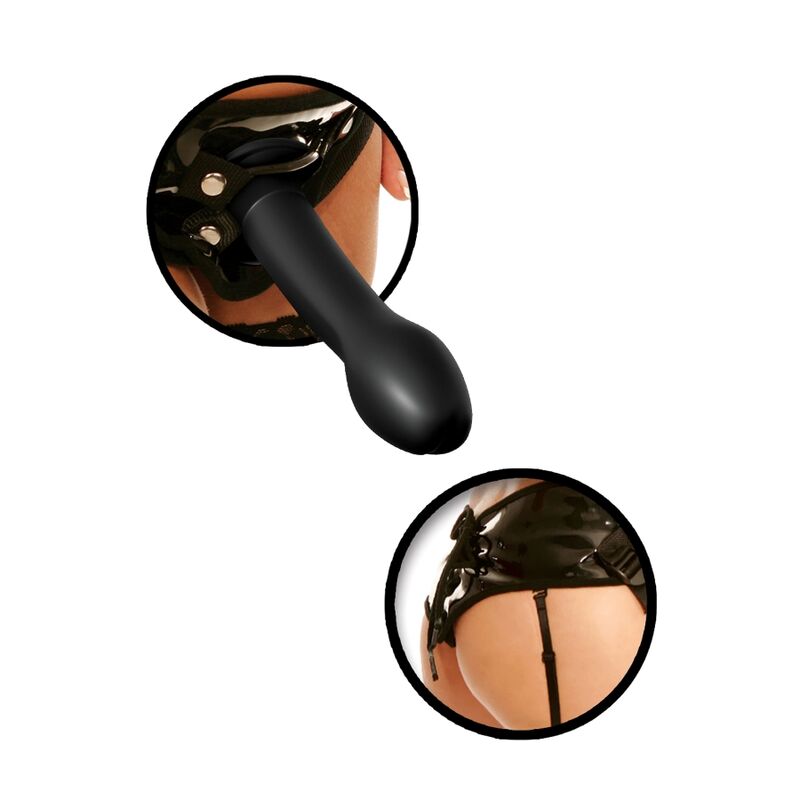 FETISH FANTASY SERIES - HARNESS BELT STRAP-ON SET