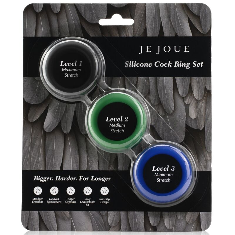JE JOUE - SILICONE SET SILICONE COCK RINGS