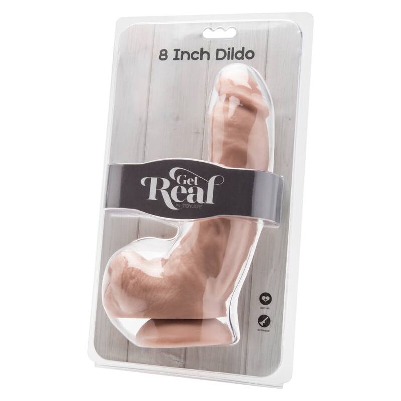 GET REAL - DILDO 20.5 CM WITH FORESKIN