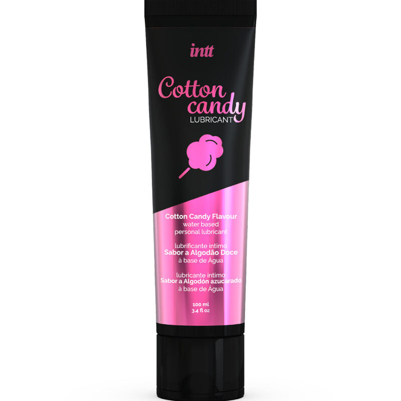 INTT LUBRICANTS - INTIMATE WATER-BASED LUBRICANT WITH DELICIOUS SWEET COTTON CANDY FLAVOR