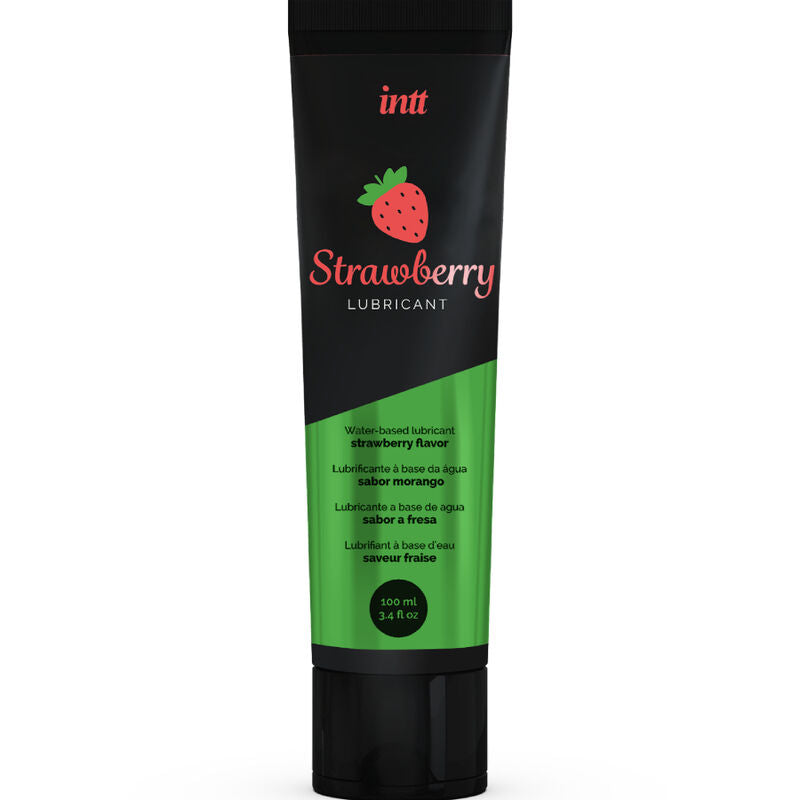 INTT LUBRICANTS - INTIMATE WATER-BASED LUBRICANT WITH STRAWBERRY FLAVOR