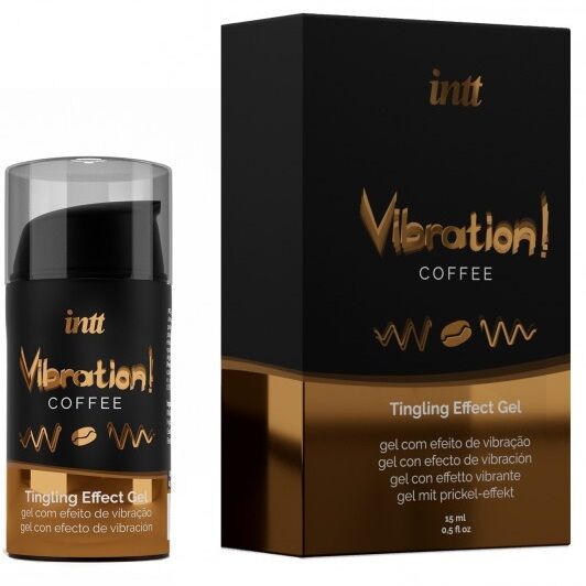 INTT MASSAGE & ORAL SEX - COFFEE FLAVORED MASSAGE GEL WITH HEATING EFFECT
