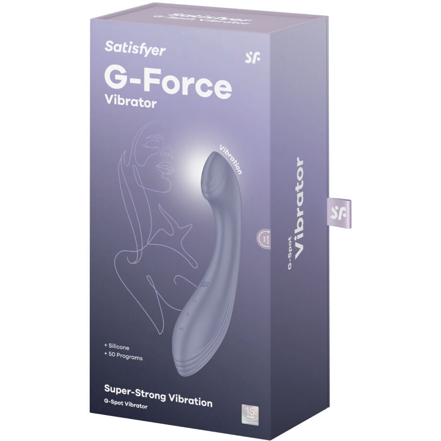 SATISFYER - G-FORCE VIBRATOR STIMULATOR G-SPOT PURPLE