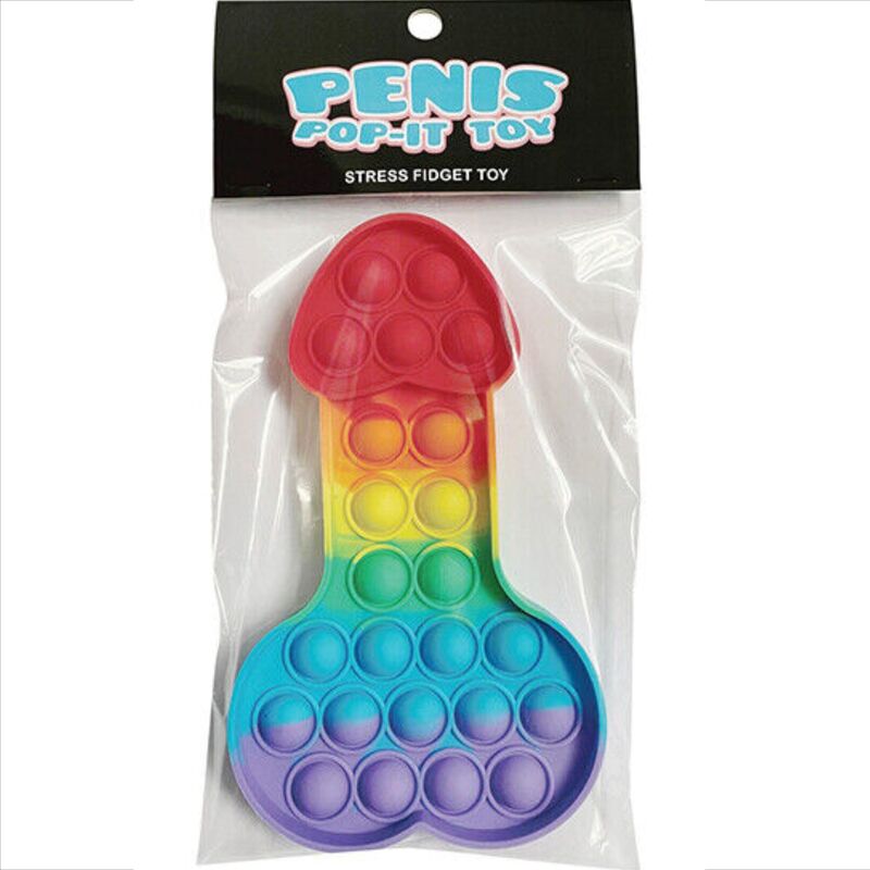 KHEPER GAMES - MULTICOLORED POP-IT PENIS ANTI-STRESS TOY