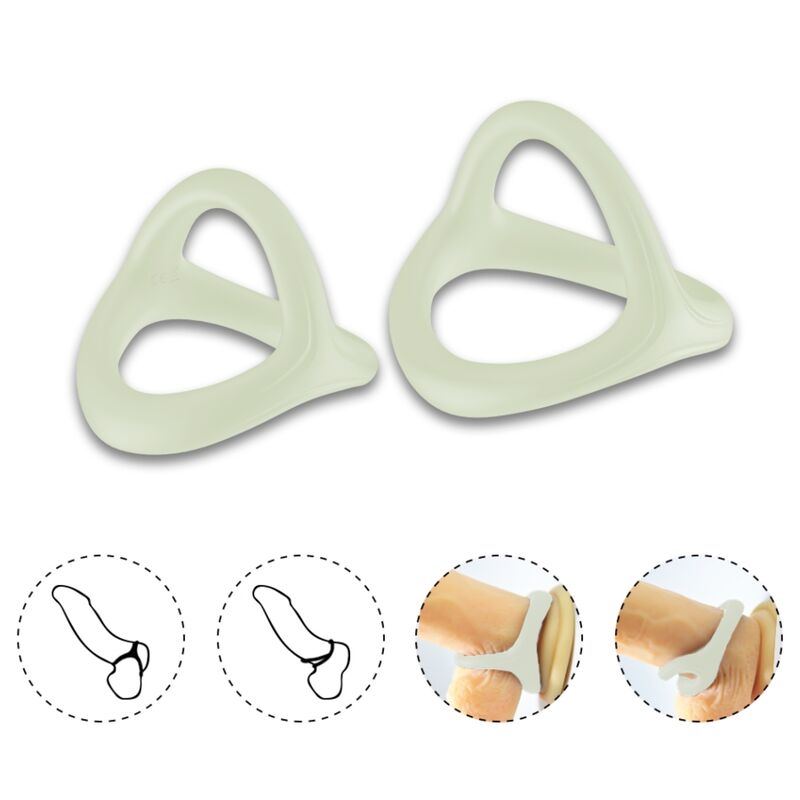 ARMONY - SAFE DOUBLE SILICONE RING LUMINOUS