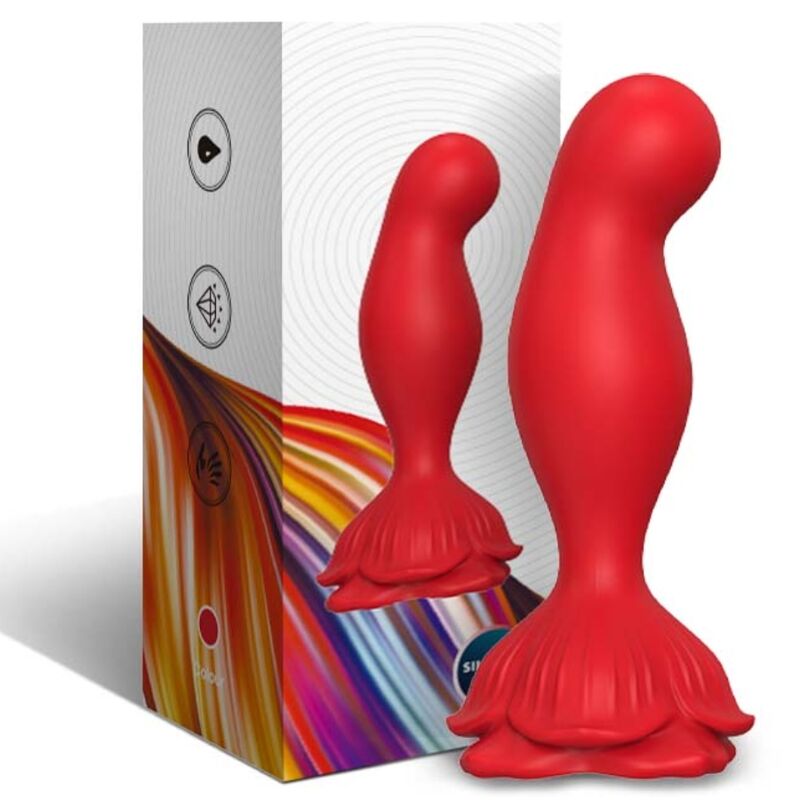 ARMONY - PINK VIBRATOR & ANALE PLUG REMOTE CONTROL RED