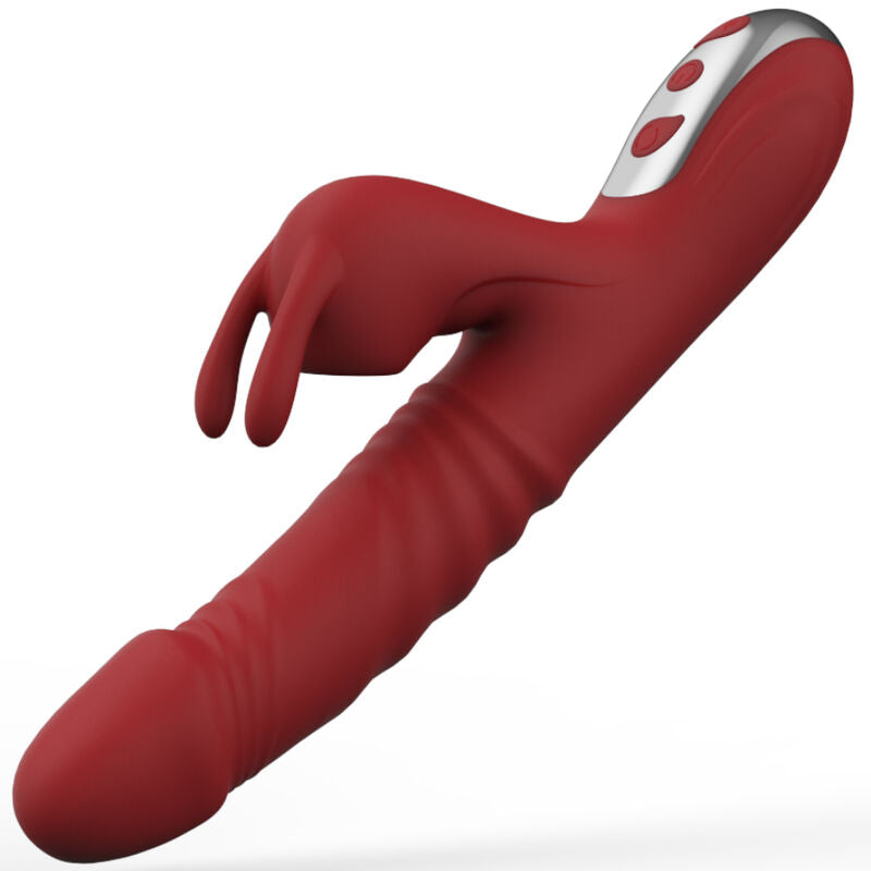 ARMONY - SUCK VIBRATOR & SUCTION ROSE RABBIT BURGUNDY