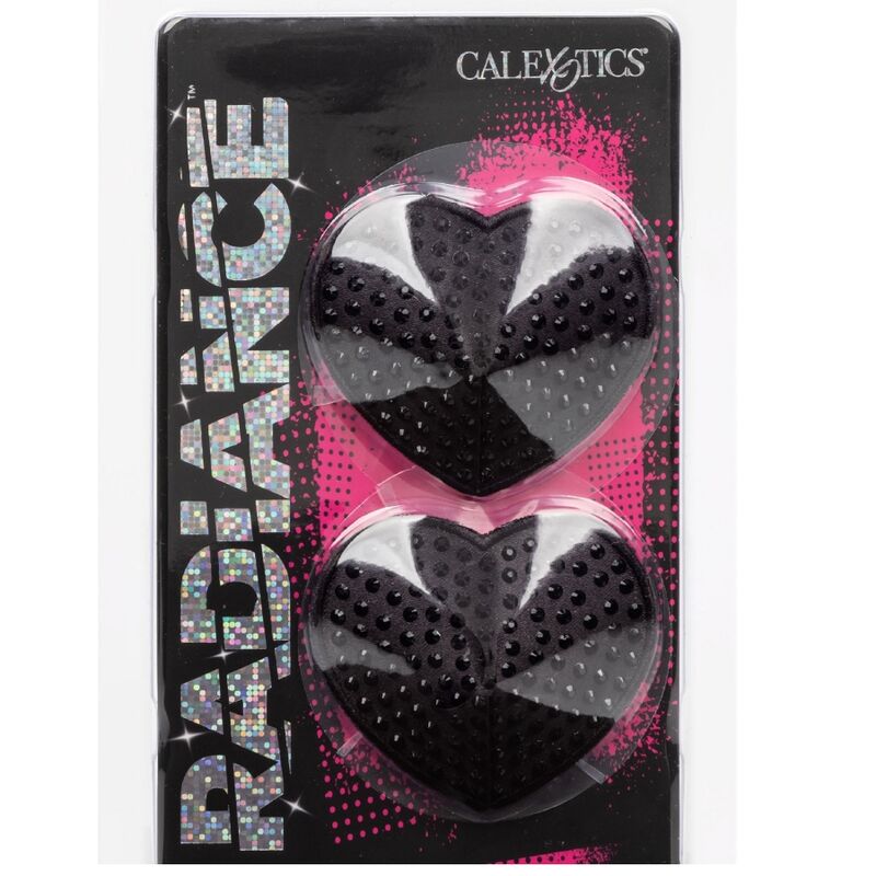 CALEXOTICS - RADIANCE HEART-SHAPED JEWELED NIPPLE COVERS