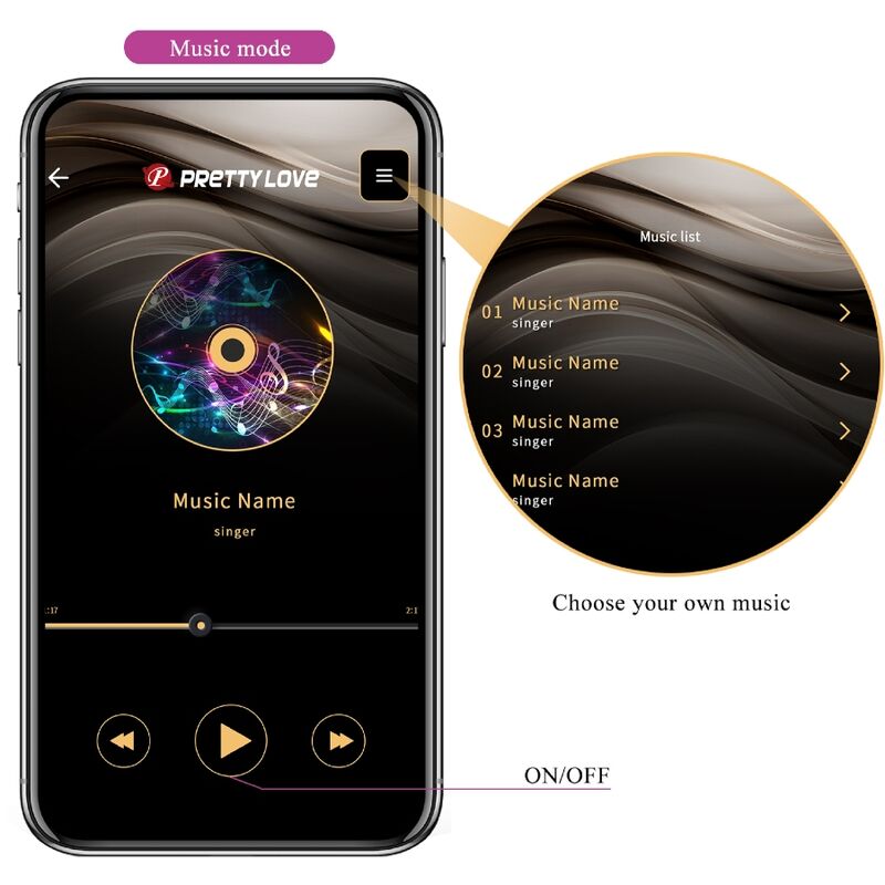 PRETTY LOVE - JEFFERSON APP-CONTROLLED ANAL PLUG PURPLE