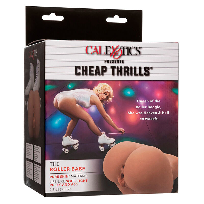CALEXOTICS - THE ROLLER BABE DOUBLY REALISTIC MASTURBATOR, FLESH