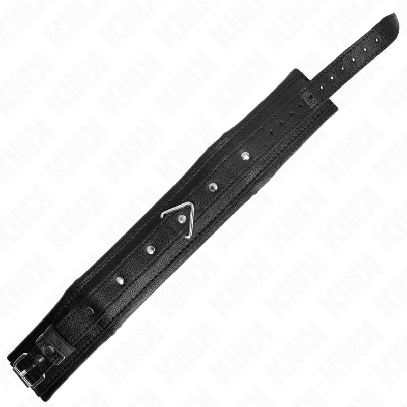KINK - NECKLACE WITH SPONGE FAUX LEATHER STRAP MODEL 1 ADJUSTABLE 37-54 CM X 3 CM