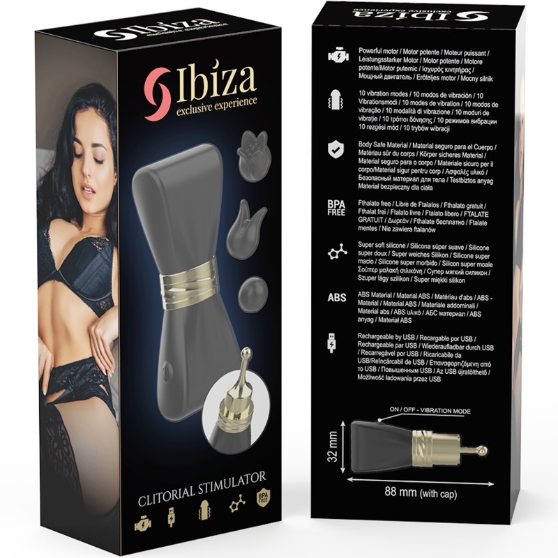 IBIZA - CLIT STIMULATOR 3 KÖPFE BOGEN