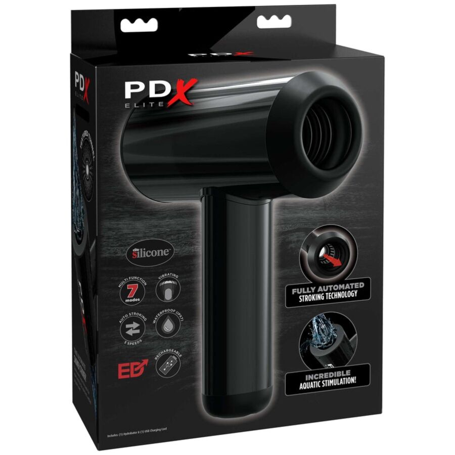 PDX ELITE - DOUBLE AUTOMATIC WATER MASTURBATOR