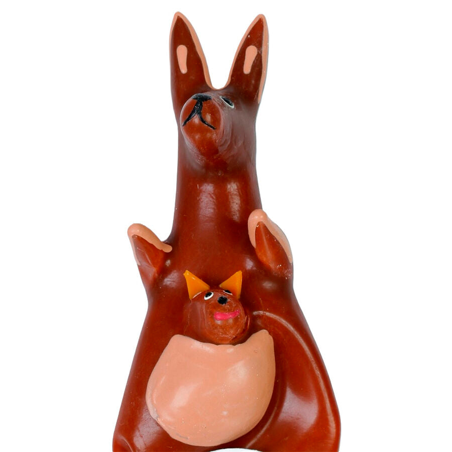 CONDOMERIE - HAND-PAINTED NOVELTY CONDOMS KANGAROO MODEL XL