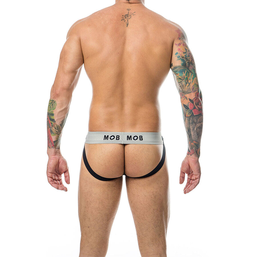 MOB - CLASSIC STRIPE WEISSER JOCK GRÖSSE XL