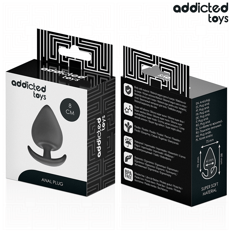 ADDICTED TOYS - ANAL PLUG SIZE L 8 CM