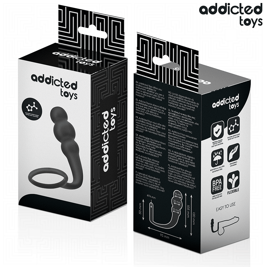 ADDICTED TOYS - ANAL PLUG WITH RING MODEL 1