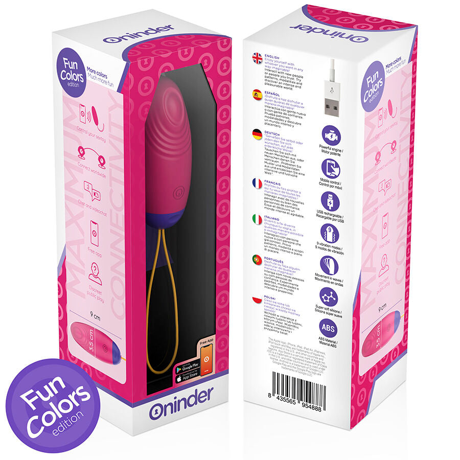 ONINDER CUTE – LIEBE, VERGNÜGEN, VIBRO-WAVE-KOPFEN MIT SILIKON-EI – KOSTENLOSE GLOBALE APP
