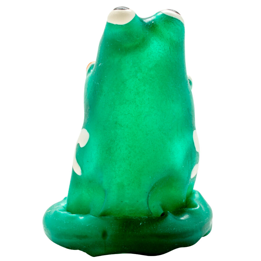 CONDOMERIE - HAND-PAINTED NOVELTY CONDOMS FROG MODEL 1