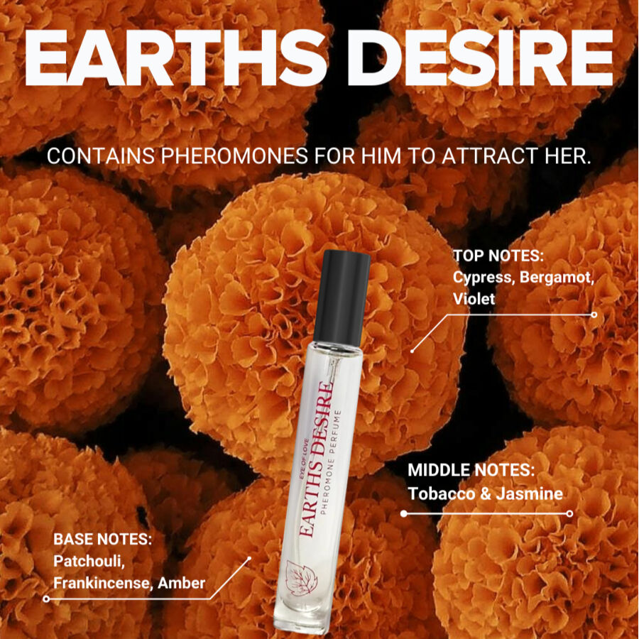 EYE OF LOVE - BLOOM MALE SATIVA PERFUME EARTH'S DESIRE 30 ML