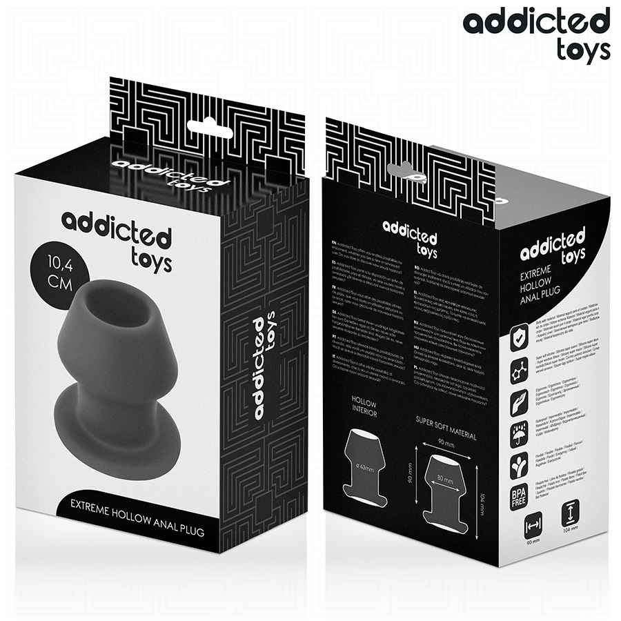 ADDICTED TOYS - EXTREMELY HOLLOW ANAL PLUG SIZE L 10.4 CM