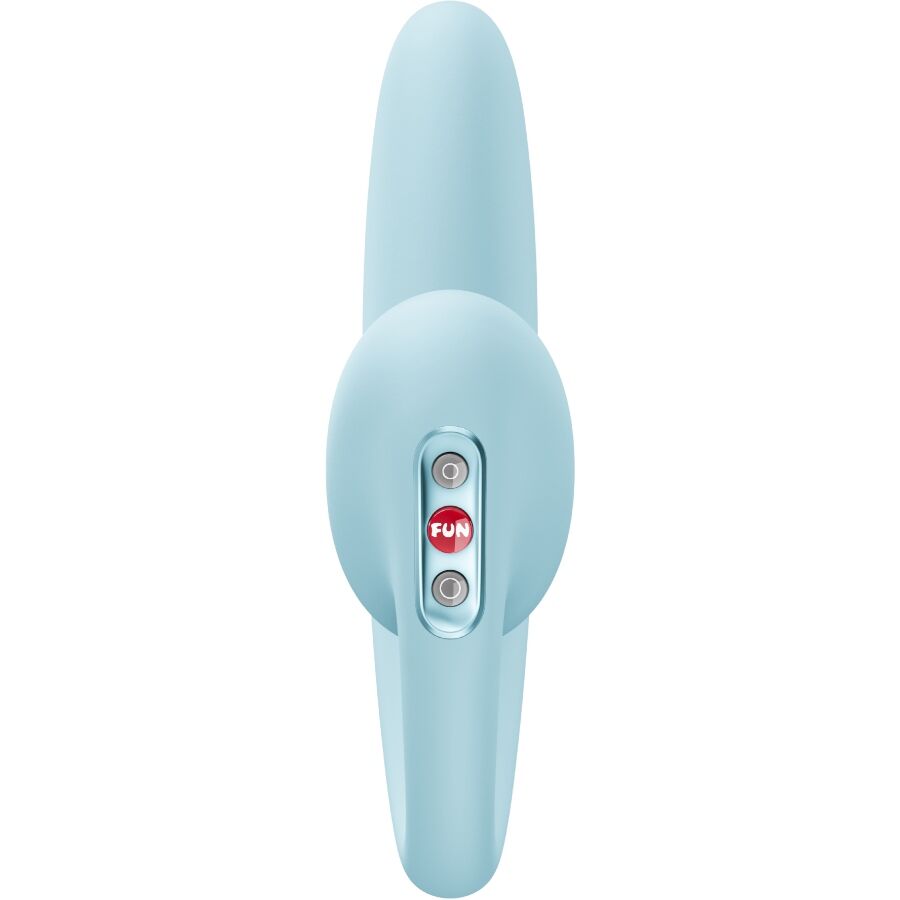 FUN FACTORY - CRESCENDO Einsetzbarer Doppel-Luftpuls-Vibrator Eisblau