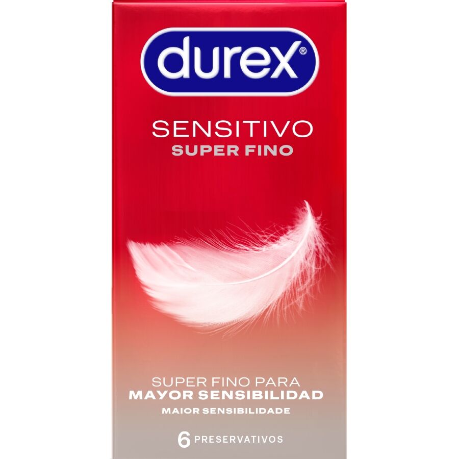 DUREX - SUPER THIN, SENSITIVE, 6 UNITS