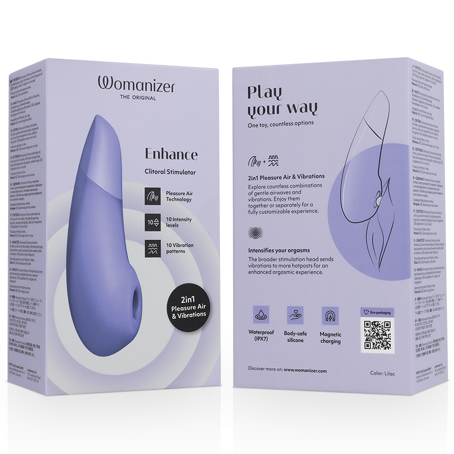 WOMANIZER - IMPROVING CLITORAL STIMULATION LILAC