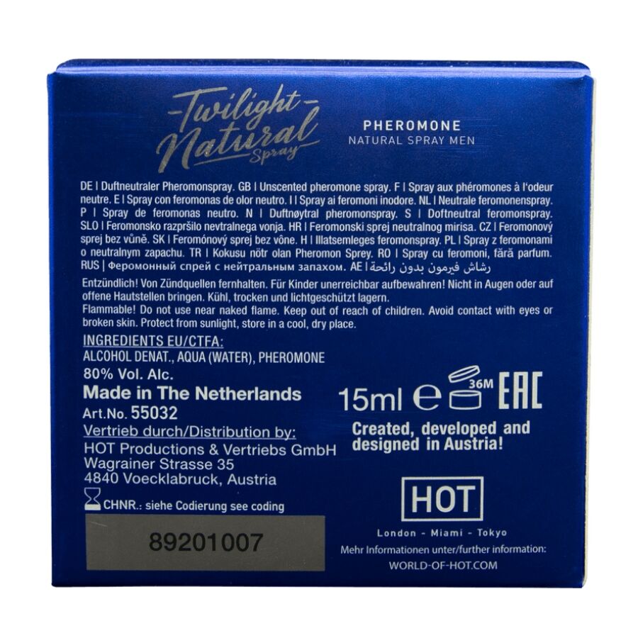 HOT - TWILIGHT PHEROMONE NATURAL FOR MEN 15 ML