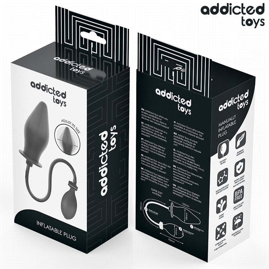 ADDICTED TOYS - AUFBLASBARER ANALSTUPF MODELL 2