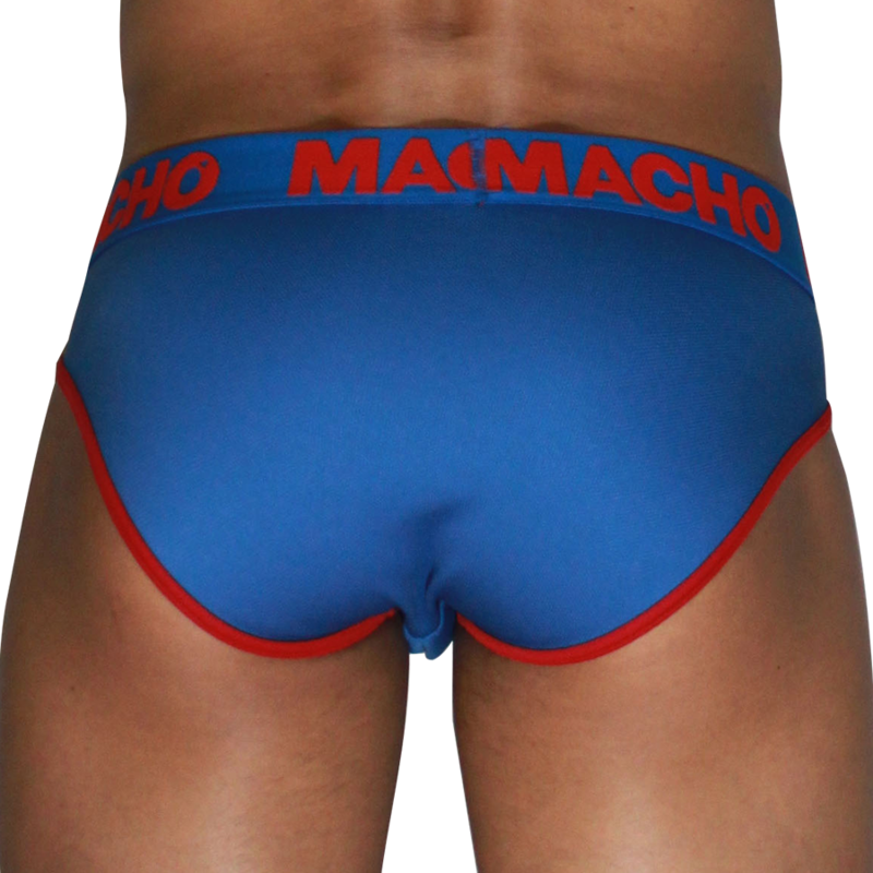 MACHO - MCH005 CLASSIC SLIP BLAU + ROT XL