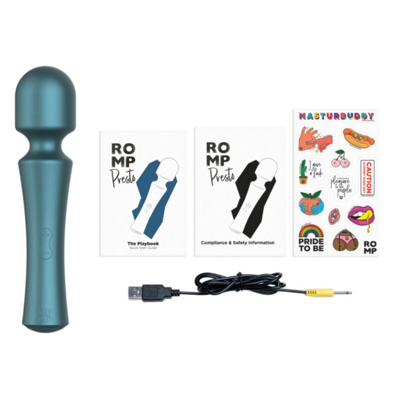 ROMP - PRESTO MINI-STABVIBRATOR FLEXIBLER KOPF GRÜN