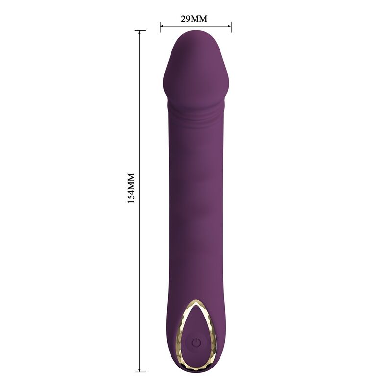 PRETTY LOVE - AMARA WIEDERAUFLADBARER VIBRATOR MIT 10 FUNKTIONEN, LILA