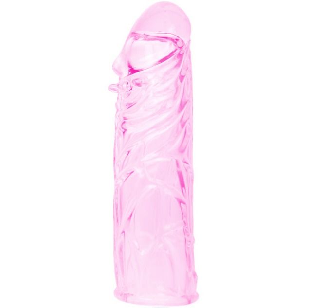 BAILE - ROSE STIMULATING SILICONE PENIS SLEEVE 13 CM