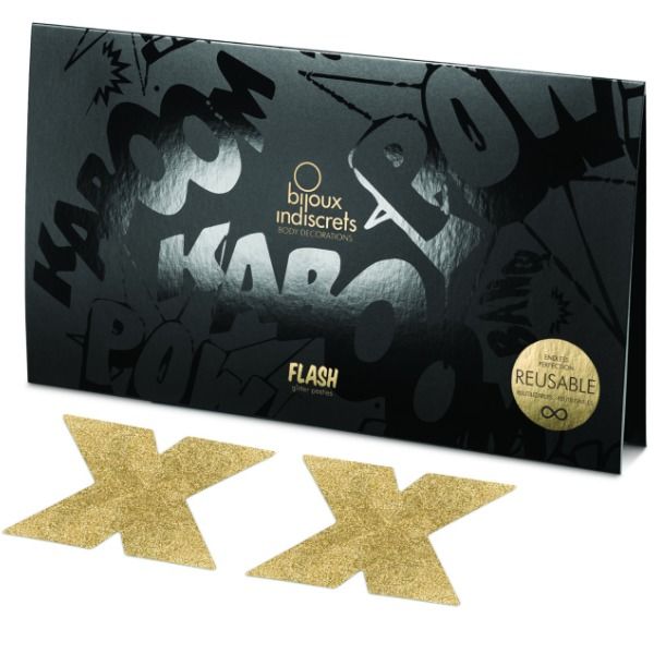 BIJOUX INDISCRETS - FLASH CROSS GOLD NIPPELABDECKUNGEN