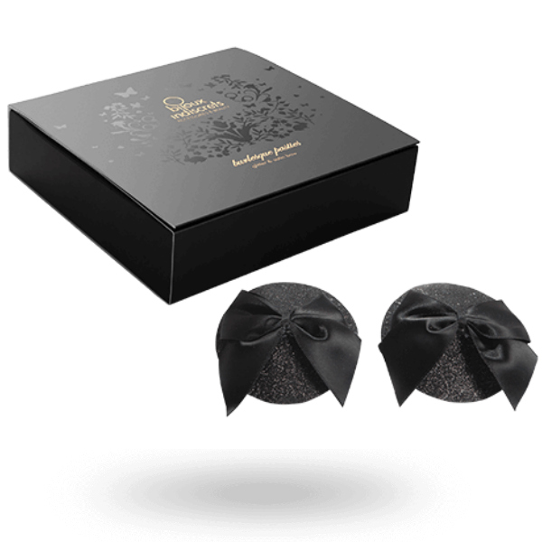 BIJOUX INDISCRETS - BURLESQUE GLNZENDE NIPPELABDECKUNGEN MIT SCHLEIFE