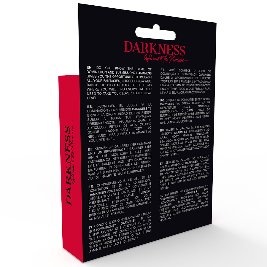 DARKNESS - UNISEX PANTIES WITH OPENING, ONE SIZE