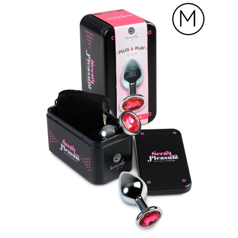 SECRETPLAY - BUTT PLUG FUCHSIA 8 CM