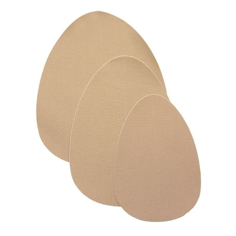 BYE-BRA - BREAST ENHANCERS + 3 PAIRS SATIN BEIGE CUP D/F