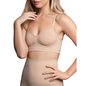 BYE-BRA - MEDIUM CONTROL WIRELESS BRA SEAMLESS BEIGE SIZE S