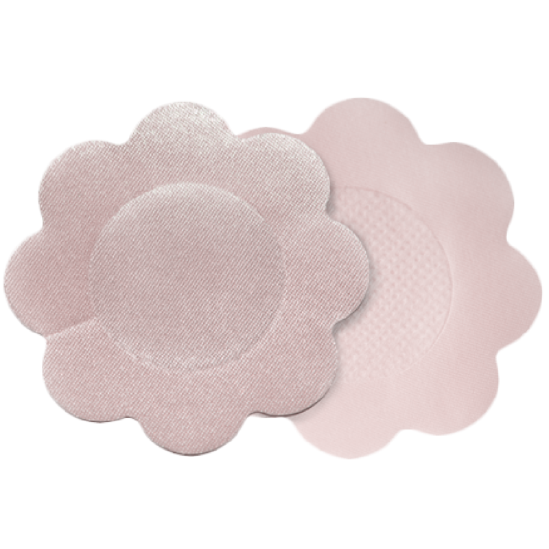 BYE-BRA - FLORAL NIPPLE COVERS PACK OF 3 PCS SIZE M