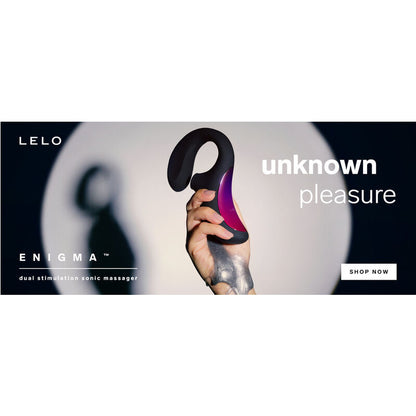 LELO - ENIGMA DOPPELSAUG-STIMULATIONSMASSAGER SCHWARZ