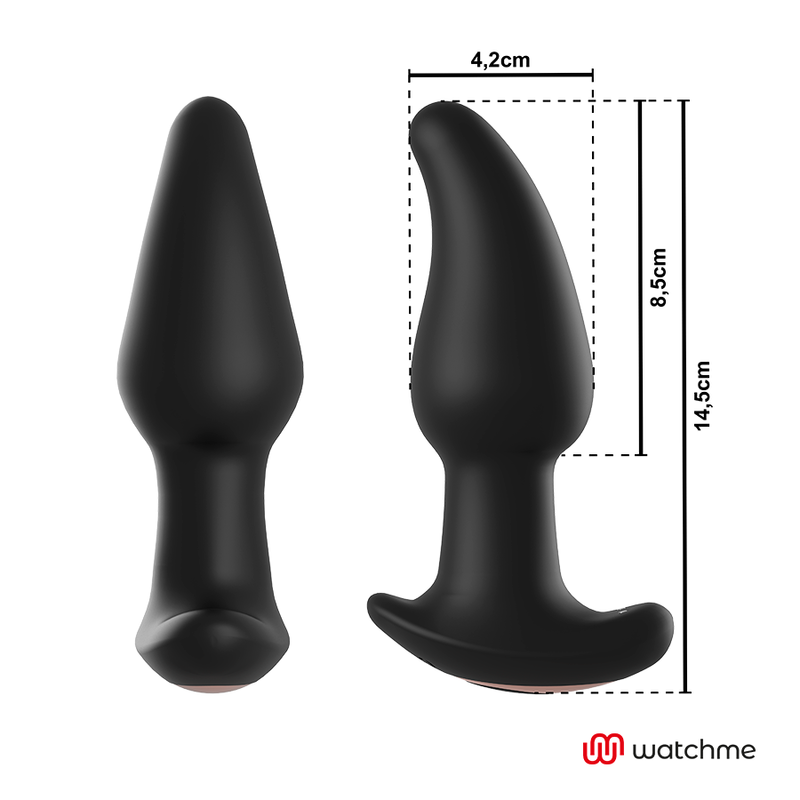 ANBIGUO - WATCHME REMOTE CONTROL VIBRATOR WITH ROTATING ANAL BEADS AMADEUS