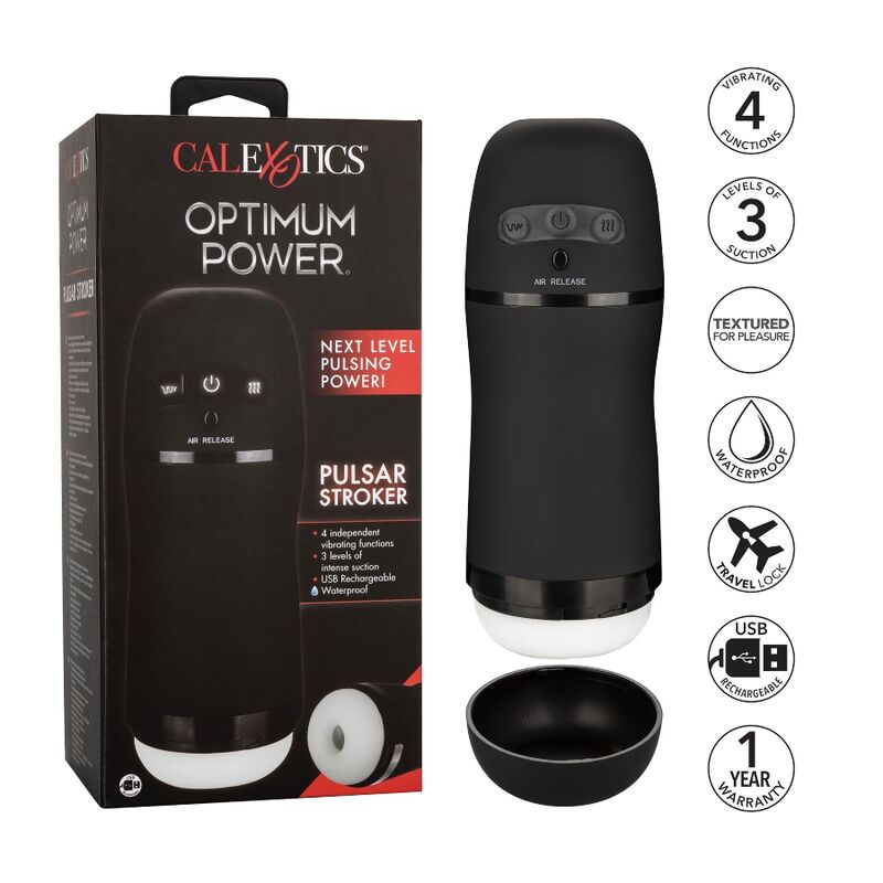CALEXOTICS - VIBRATING SUCTION MASTURBATOR WITH OPTIMAL PERFORMANCE