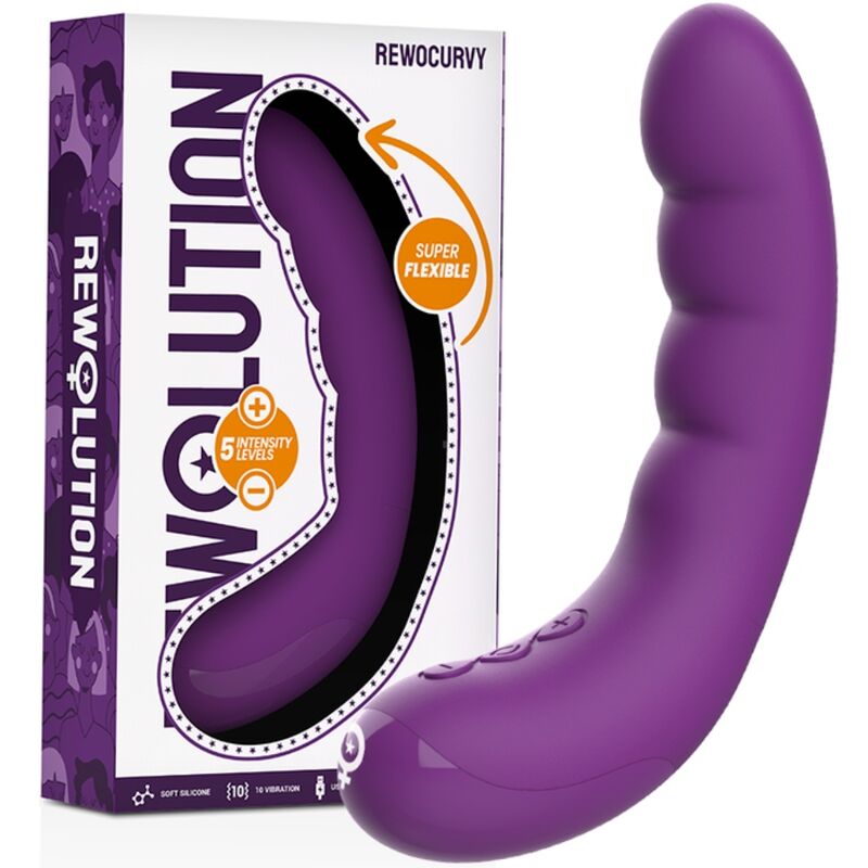 REWOLUTION - REWOCURVY RECHARGEABLE, FLEXIBLE VIBRATOR