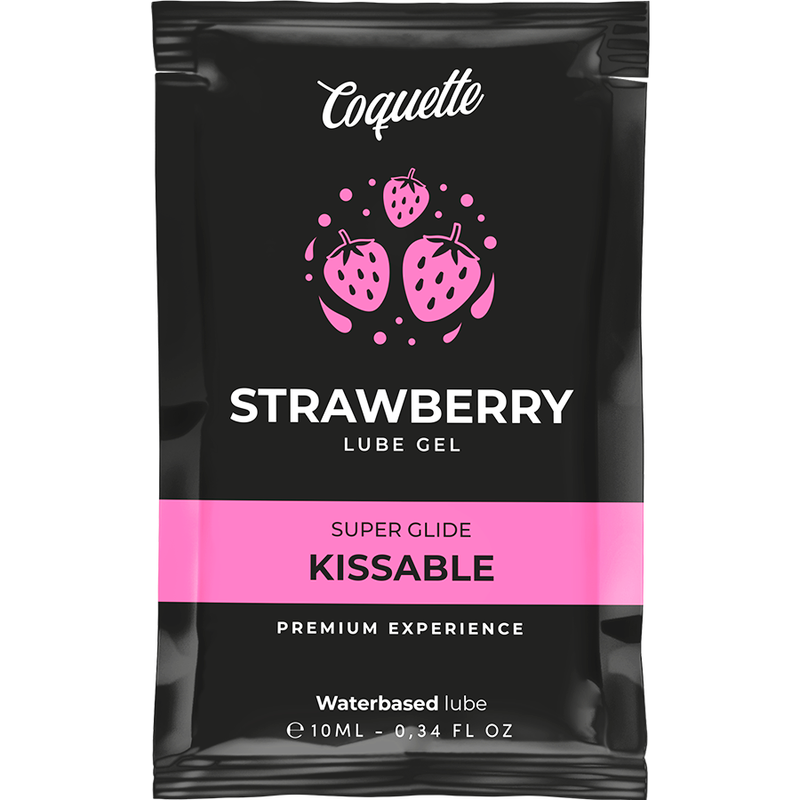 COQUETTE CHIC DESIRE - KISSABLE STRAWBERRY-FLAVOURED WATER-BASED LUBRICANT POUCH 10 ML