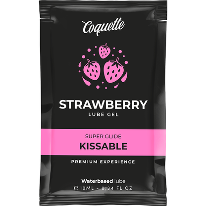 COQUETTE CHIC DESIRE - KISSABLE STRAWBERRY-FLAVOURED WATER-BASED LUBRICANT POUCH 10 ML