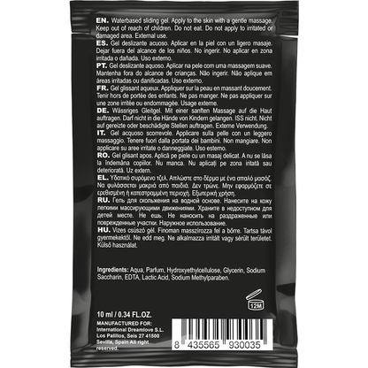 COQUETTE CHIC DESIRE - KISSABLE STRAWBERRY-FLAVOURED WATER-BASED LUBRICANT POUCH 10 ML