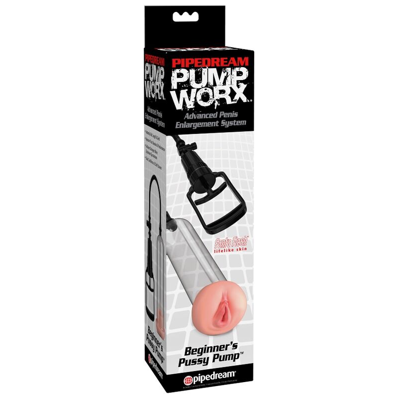 PUMP WORK ERECTION PUMP WITH VAGINA FOR BEGINNERS
