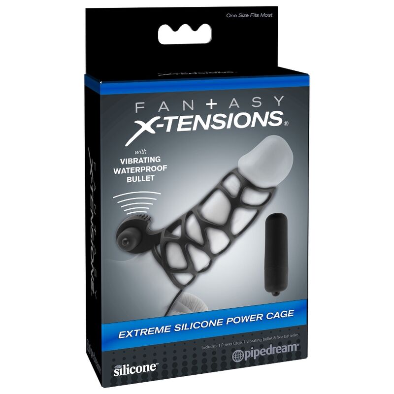 FANTASY X-TENSIONS - EXTREME SILICONE COCK CAGE